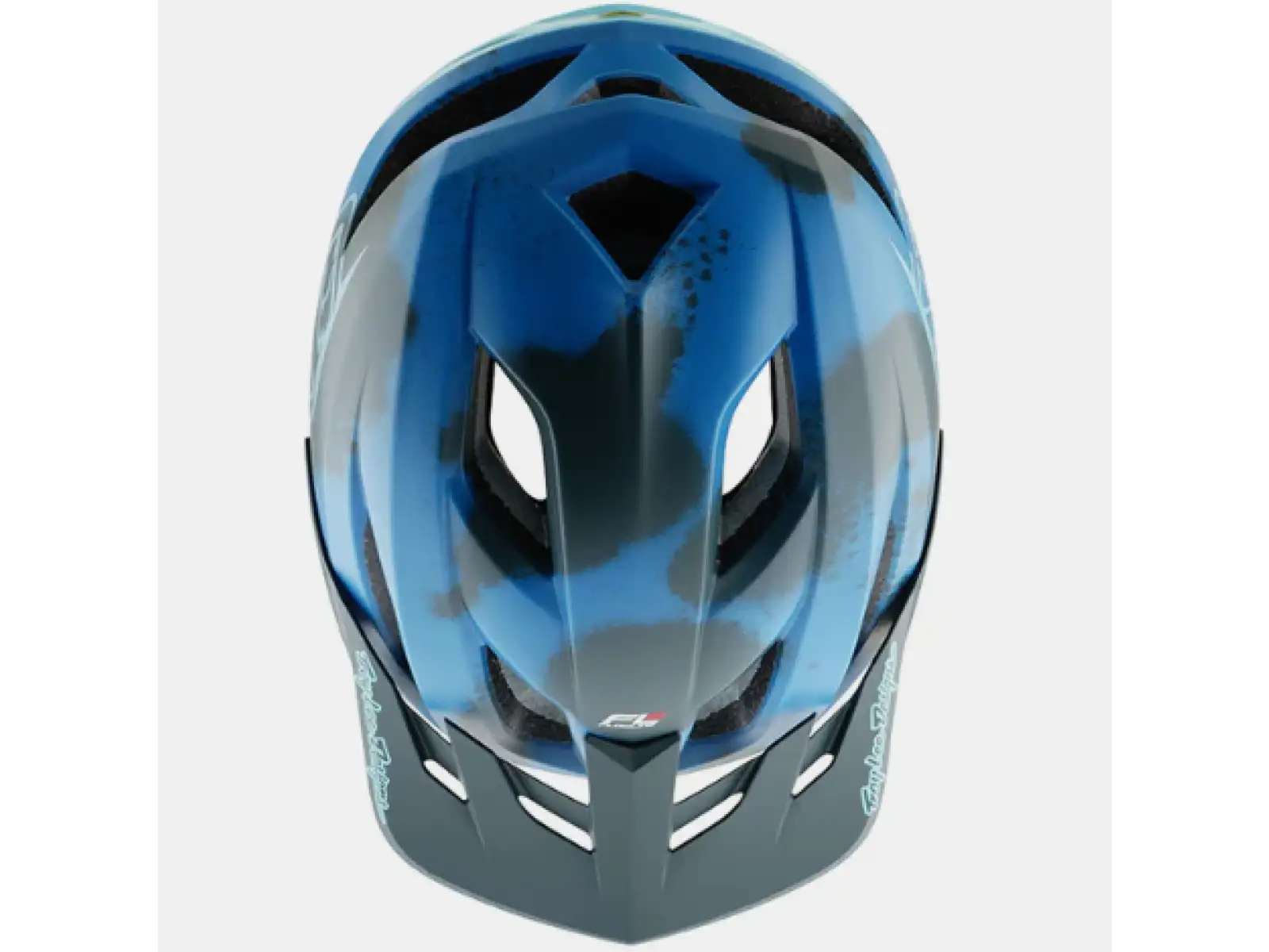 Troy Lee Designs Flowline SE Badge Helm Camo Blue