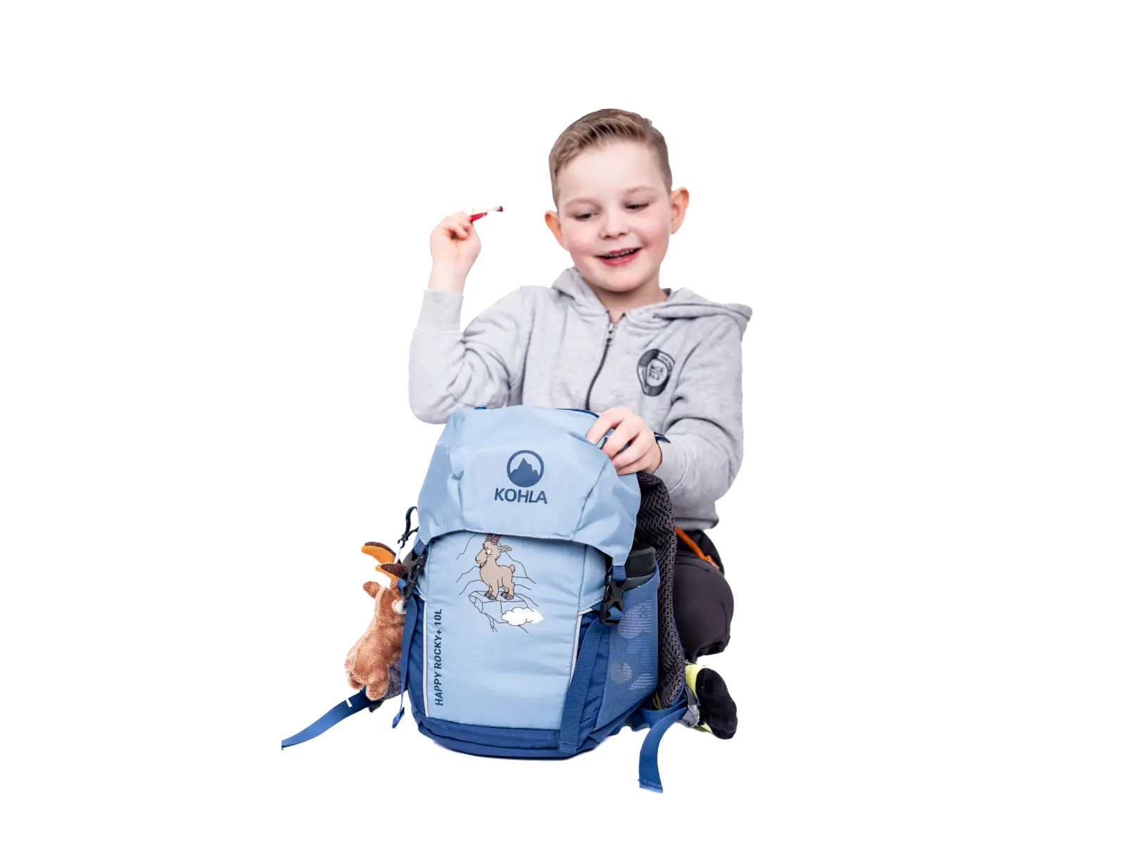 Kohla Happy Rocky 10 Kinder Wander Rucksack Dusk Blue