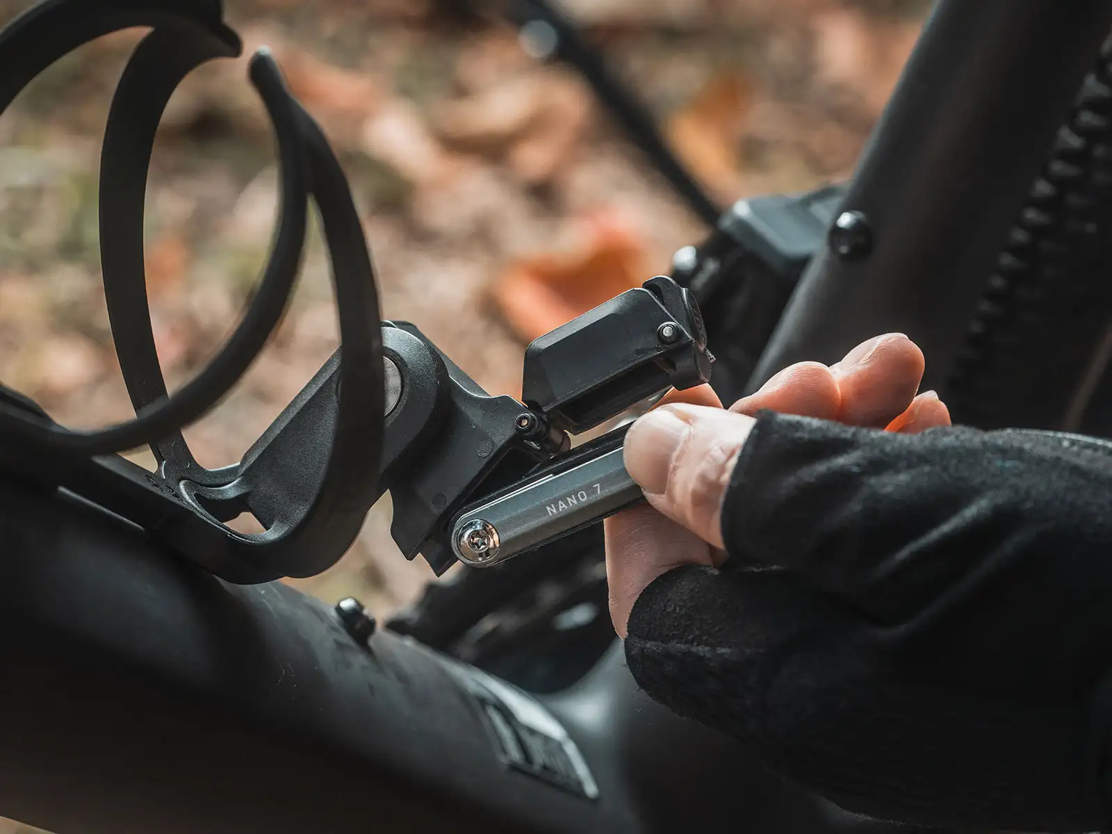 Topeak Ninja+ ToolBox Mini-Werkzeugsatz unter Flaschenhalter 7 Funktionen