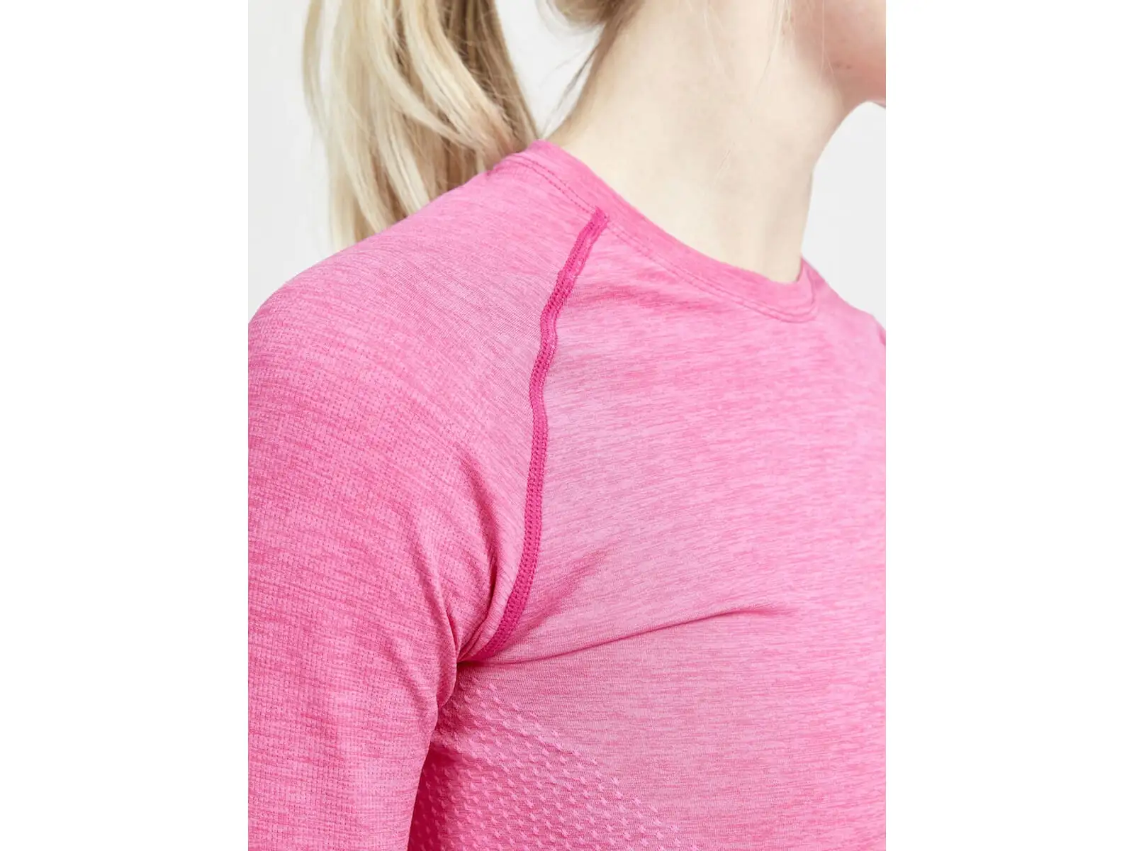 Craft Core Dry Active Comfort Damen Langarmshirt Rosa