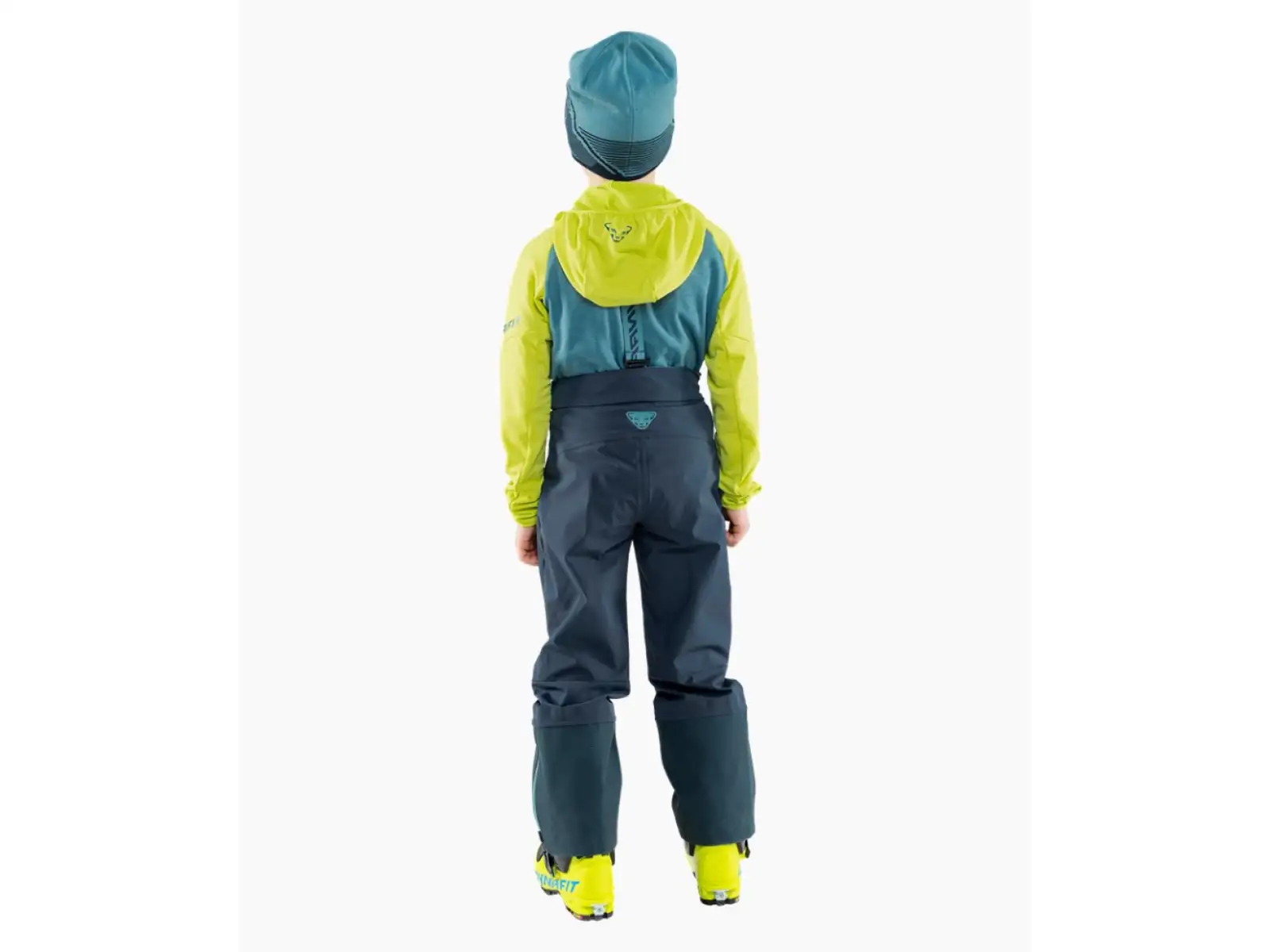 Dynafit Youngstar 3L Kinderhose mit Latz Heidelbeerblau/Sturmblau