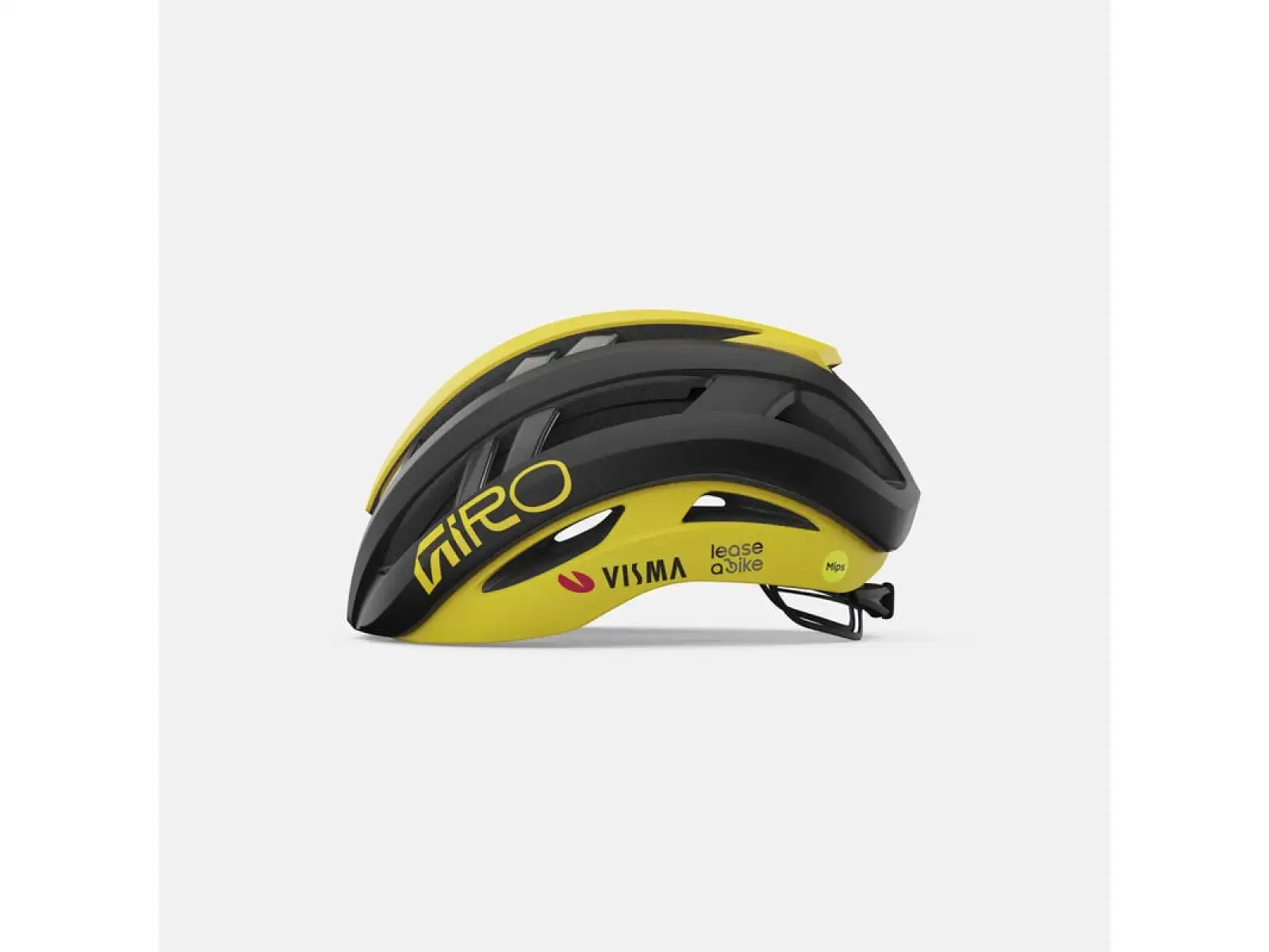 GIRO Aries Spherical Helm Mattschwarz/Gelb Visma