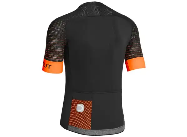 Dotout Herren Kurzarmtrikot schwarz/fluo orange