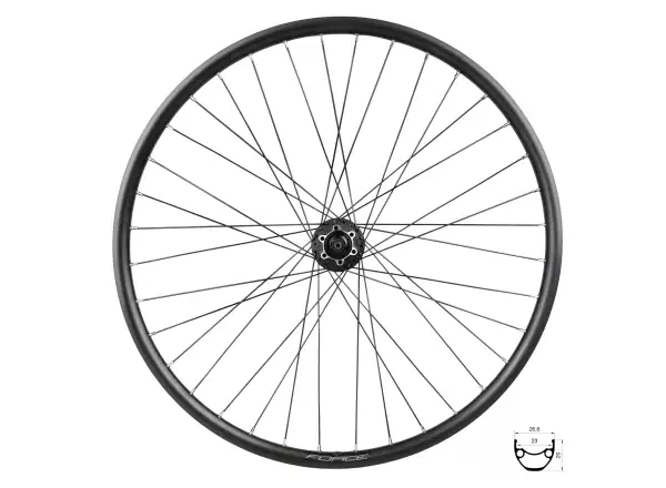 Force XC Disc 559x23 hinteres eingespeichtes Rad FHM475 36 Löcher