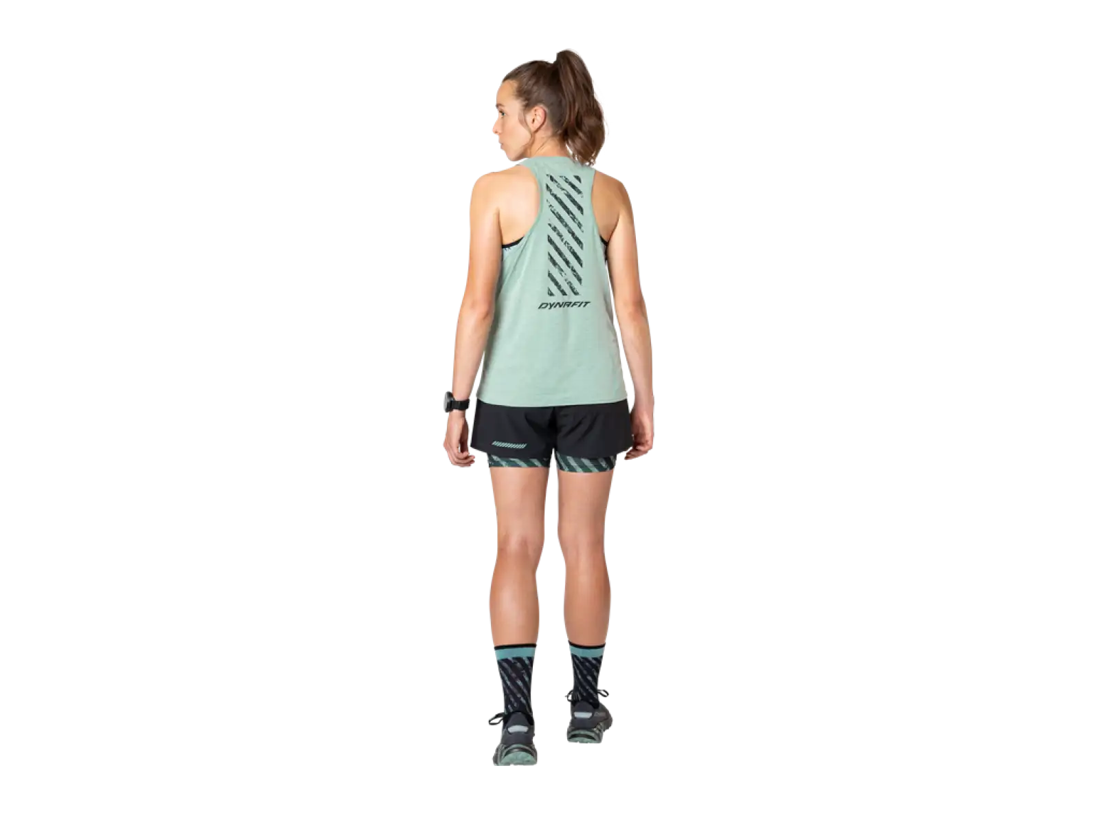 Dynafit Trail 2v1 Damen-Laufshorts Black Out
