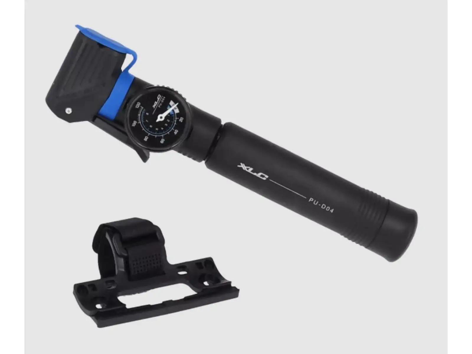 XLC PU-D04 Zweikammer-Mini-Pumpe schwarz