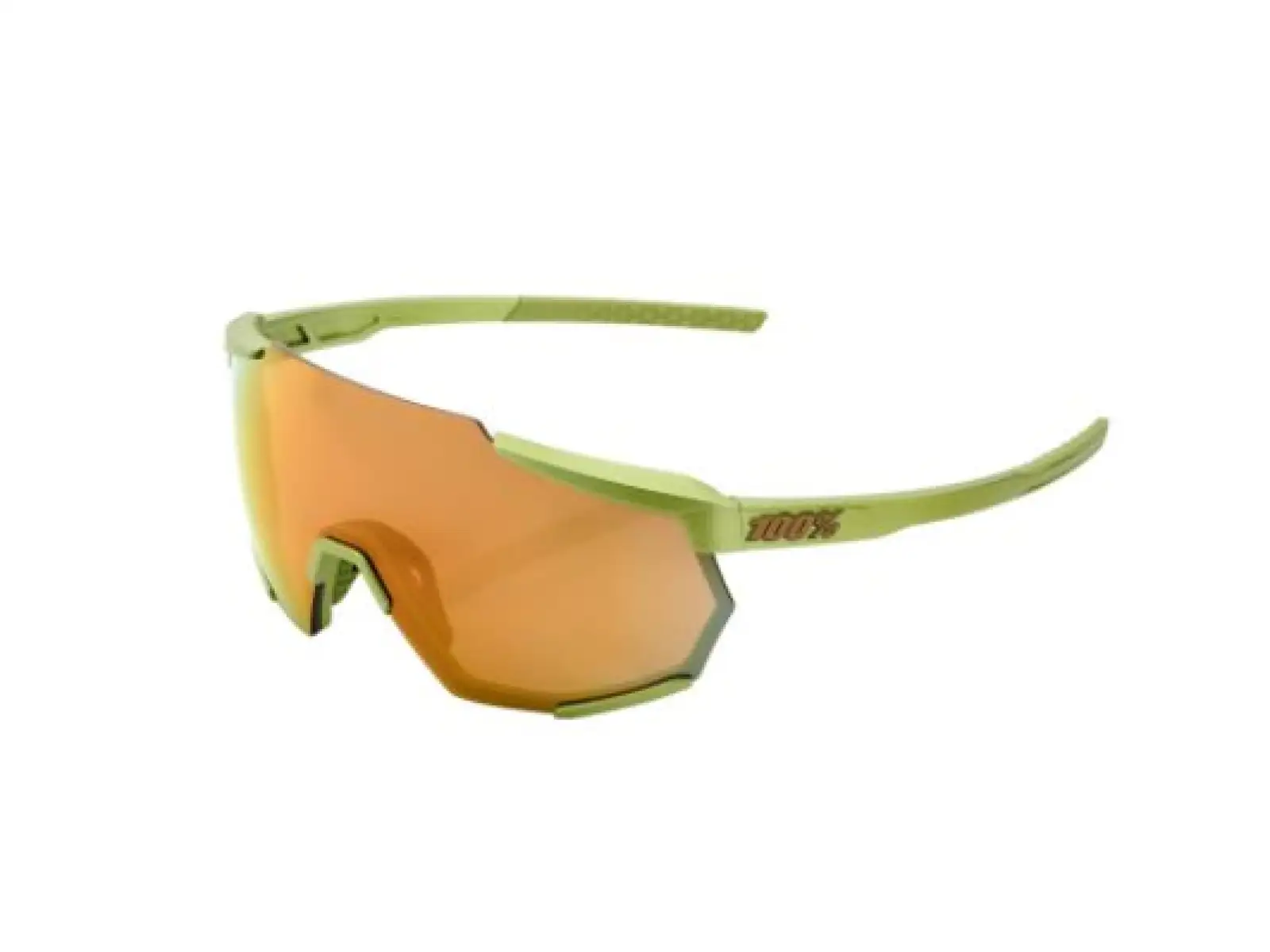 100% Rennbrille Matte Metallic Viperidae/Bronze Multilayer Mirror Lens