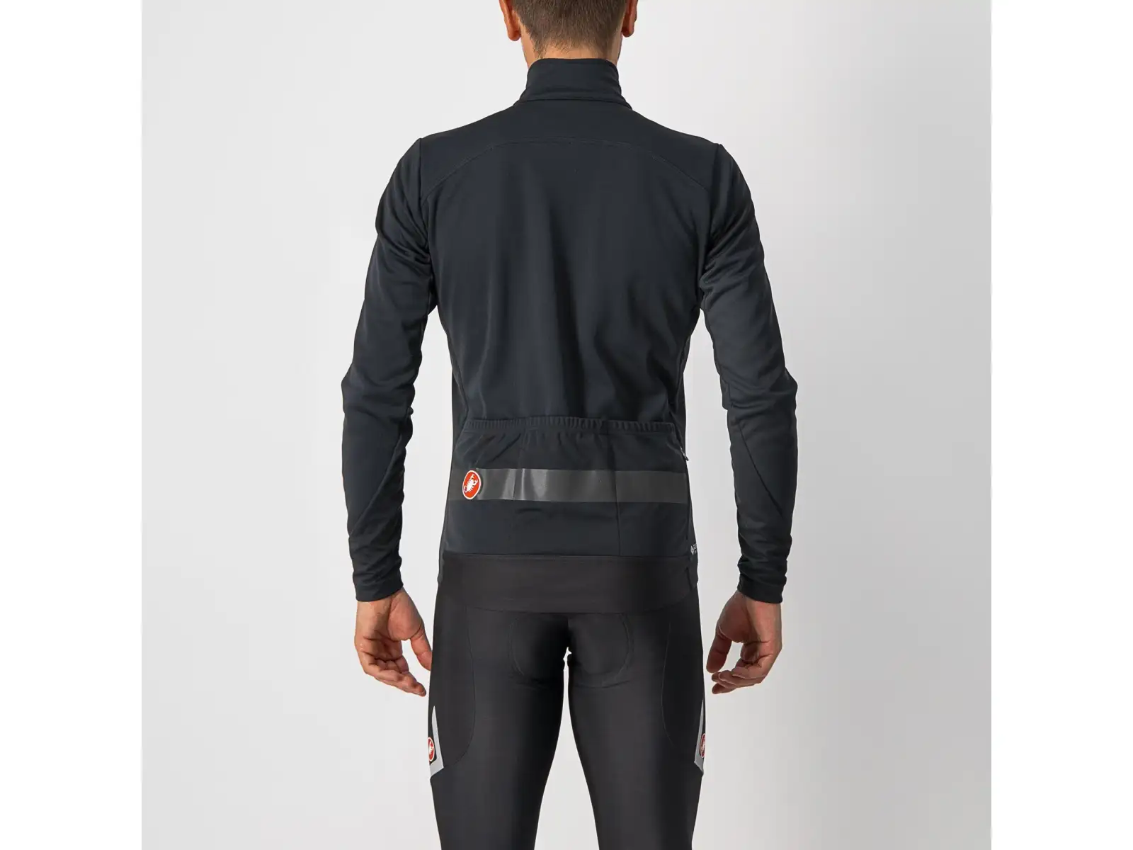 Castelli Raddoppia 3 Herrenjacke Light Black/Black Reflex
