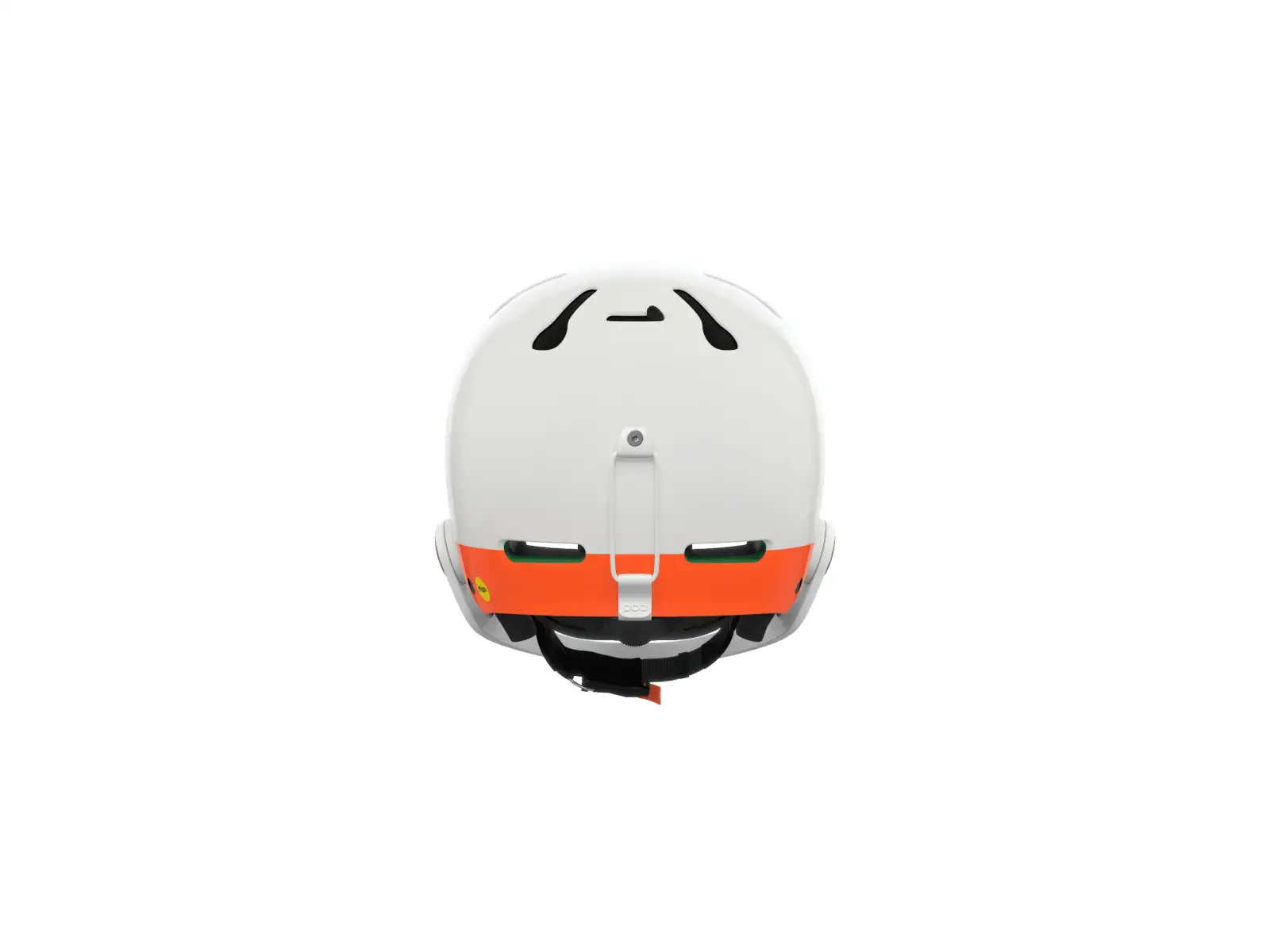 POC Artic SL MIPS Skihelm Hydrogen White/Fluorescent Orange