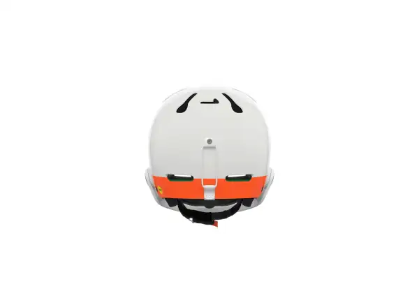 POC Artic SL MIPS Skihelm Hydrogen White/Fluorescent Orange