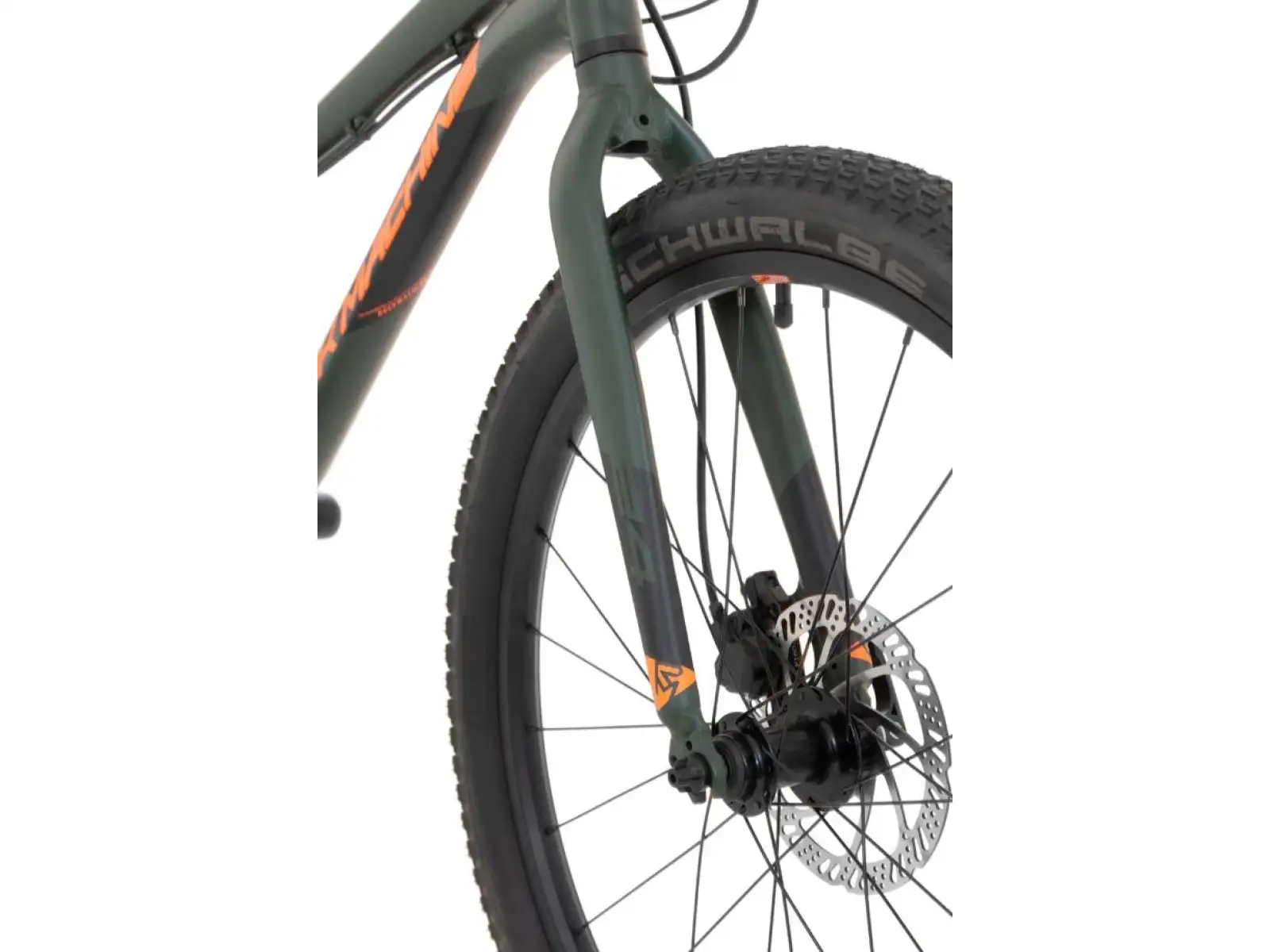 Rock Machine Blizz 24" HD Kinder-Mountainbike khaki/orange