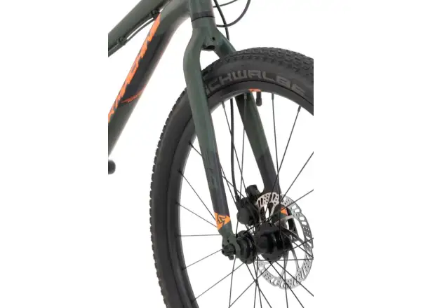 Rock Machine Blizz 24" HD Kinder-Mountainbike khaki/orange