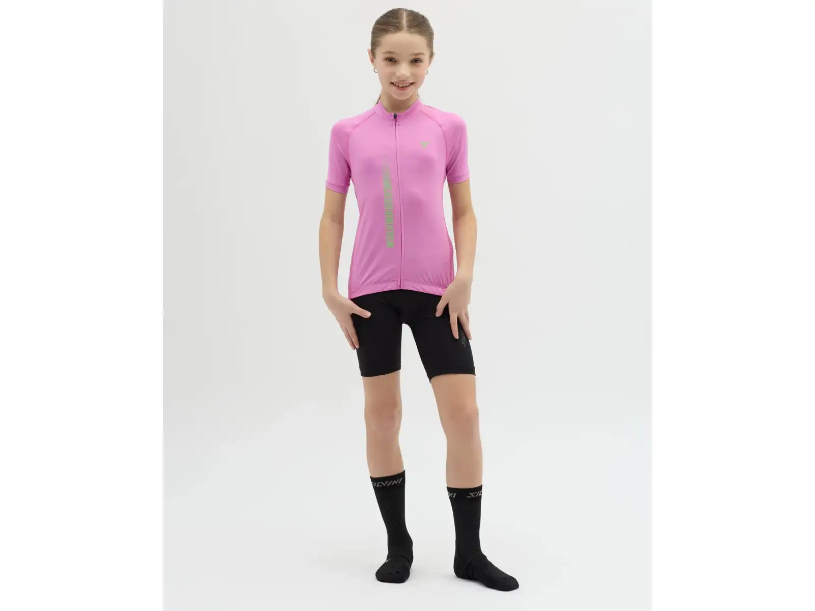 Silvini Mazzani Kindertrikot kurzarm Blush/Green