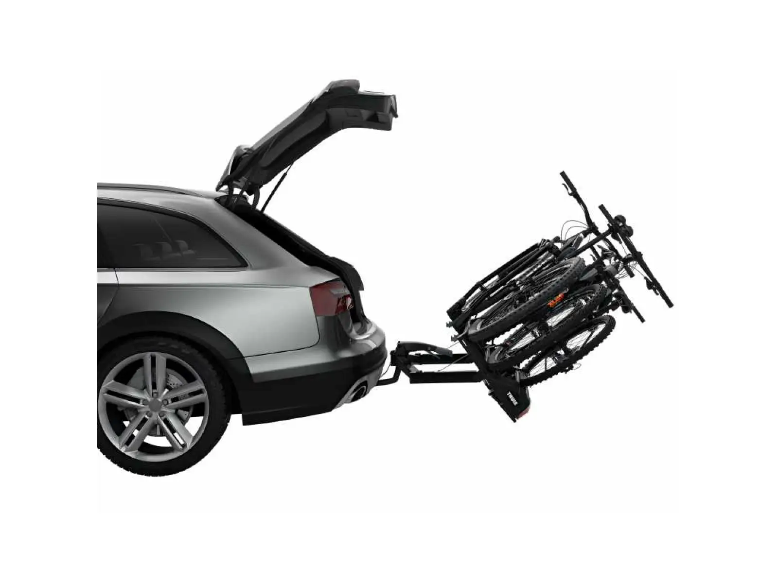 Thule VeloSpace XT 939 Fahrradträger für Anhängerkupplung für 3-4 Räder Schwarz