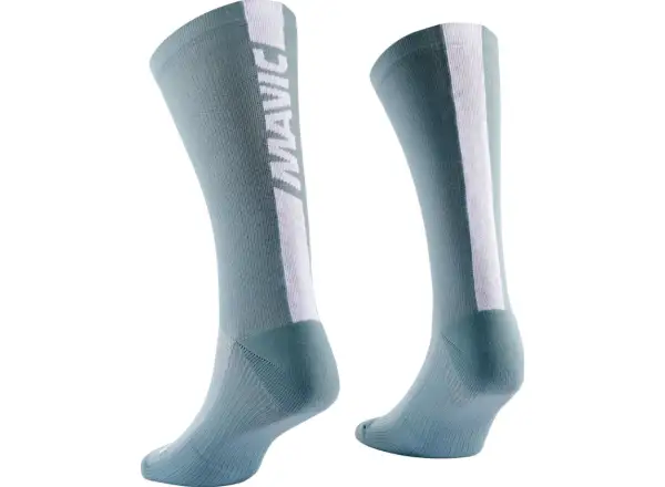 Mavic Logo Socken Celeste Weiß