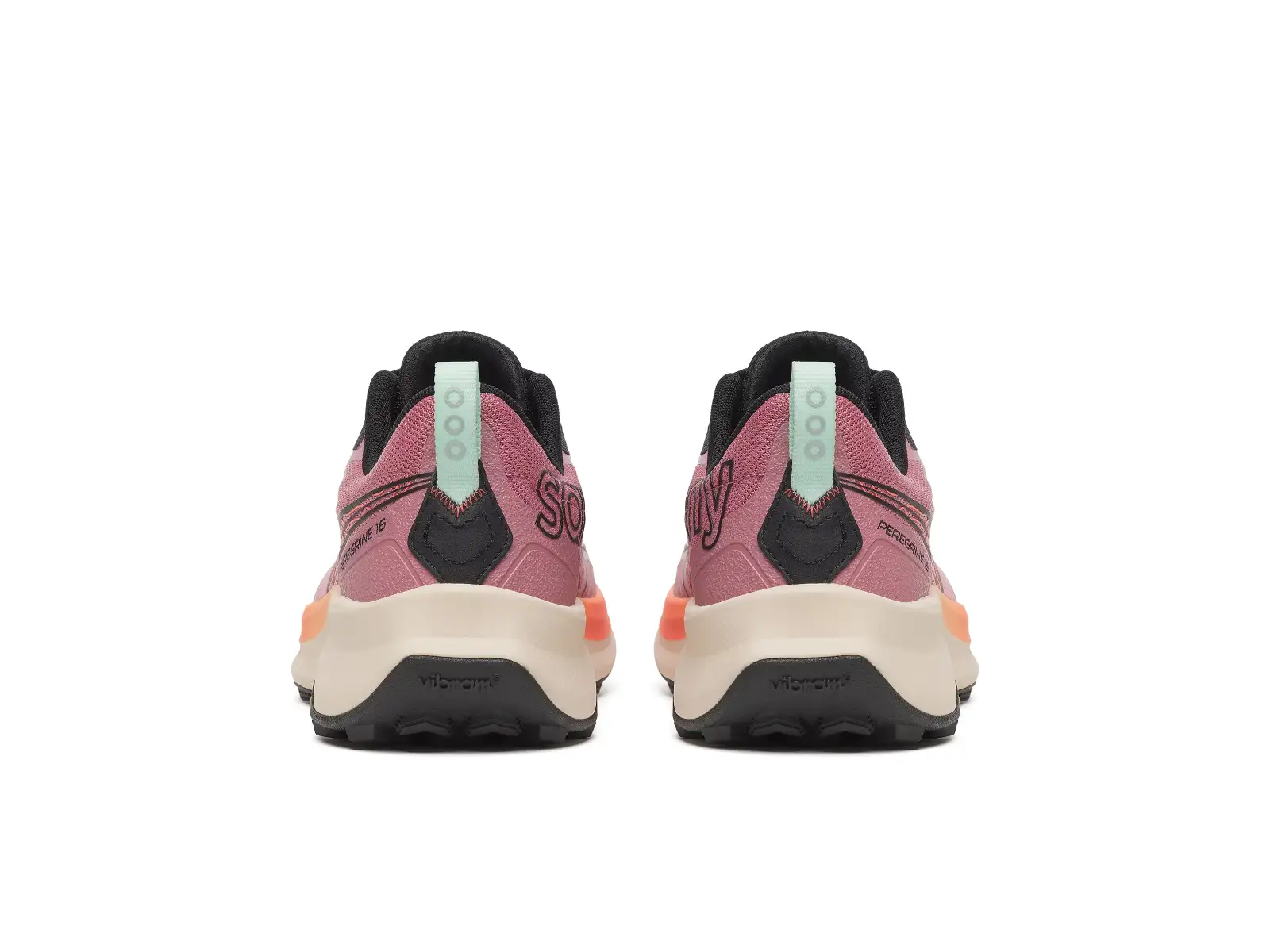 Saucony Peregrine 16 Damen Laufschuhe Mauve/Salmon