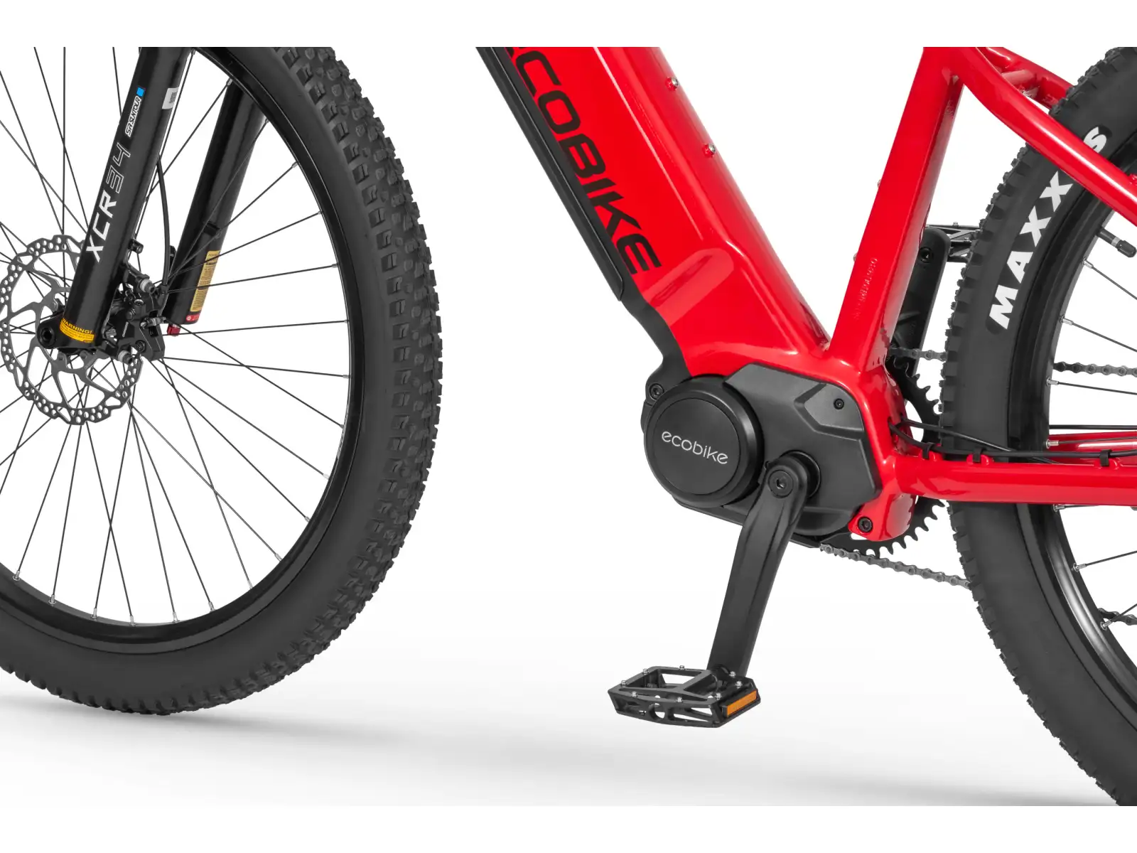 Ecobike RX 500 720 Wh schwarz rotes elektrisches Mountainbike