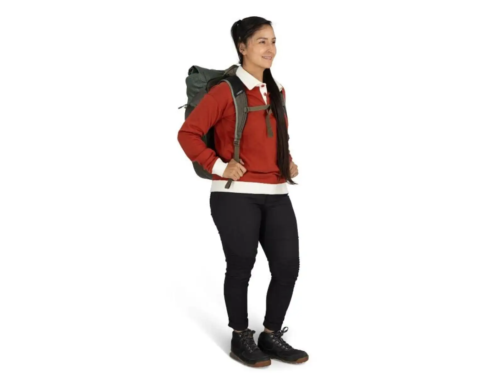 Auf Lager Neuheit Osprey Transporter Roll Top Rucksack Pine Leaf