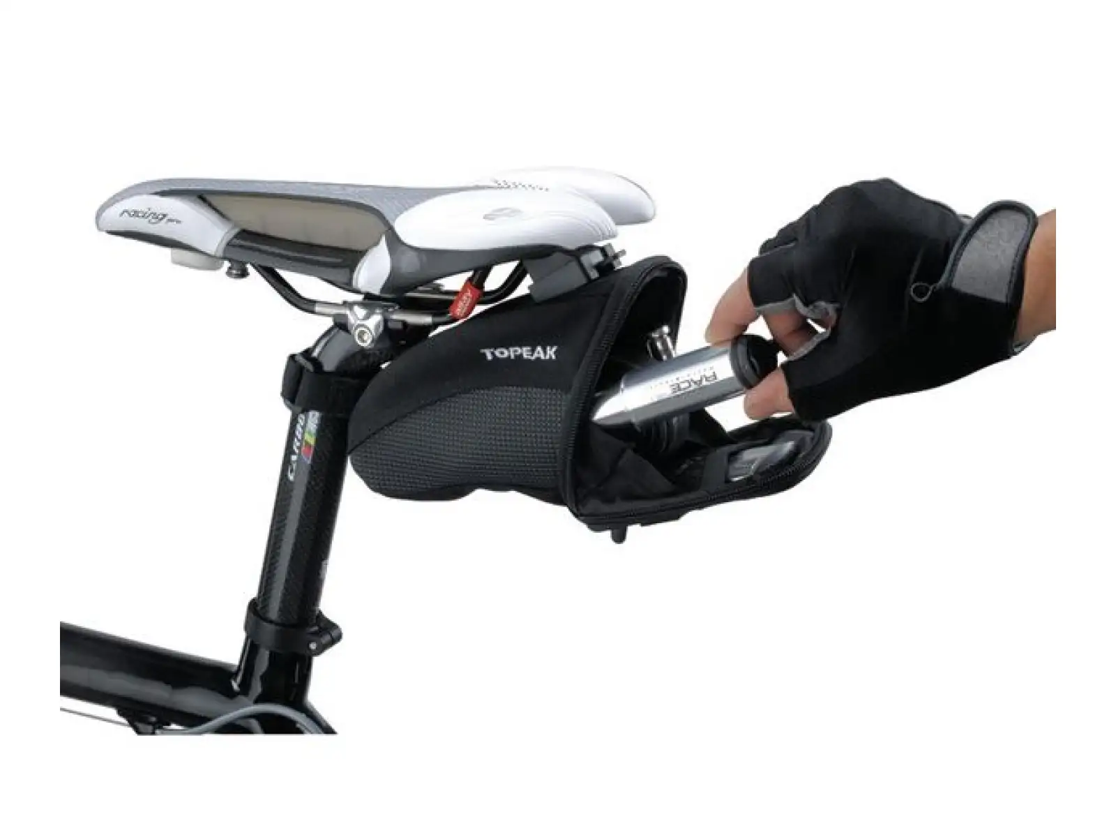 Topeak Race Rocket Pumpe HP Schwarz