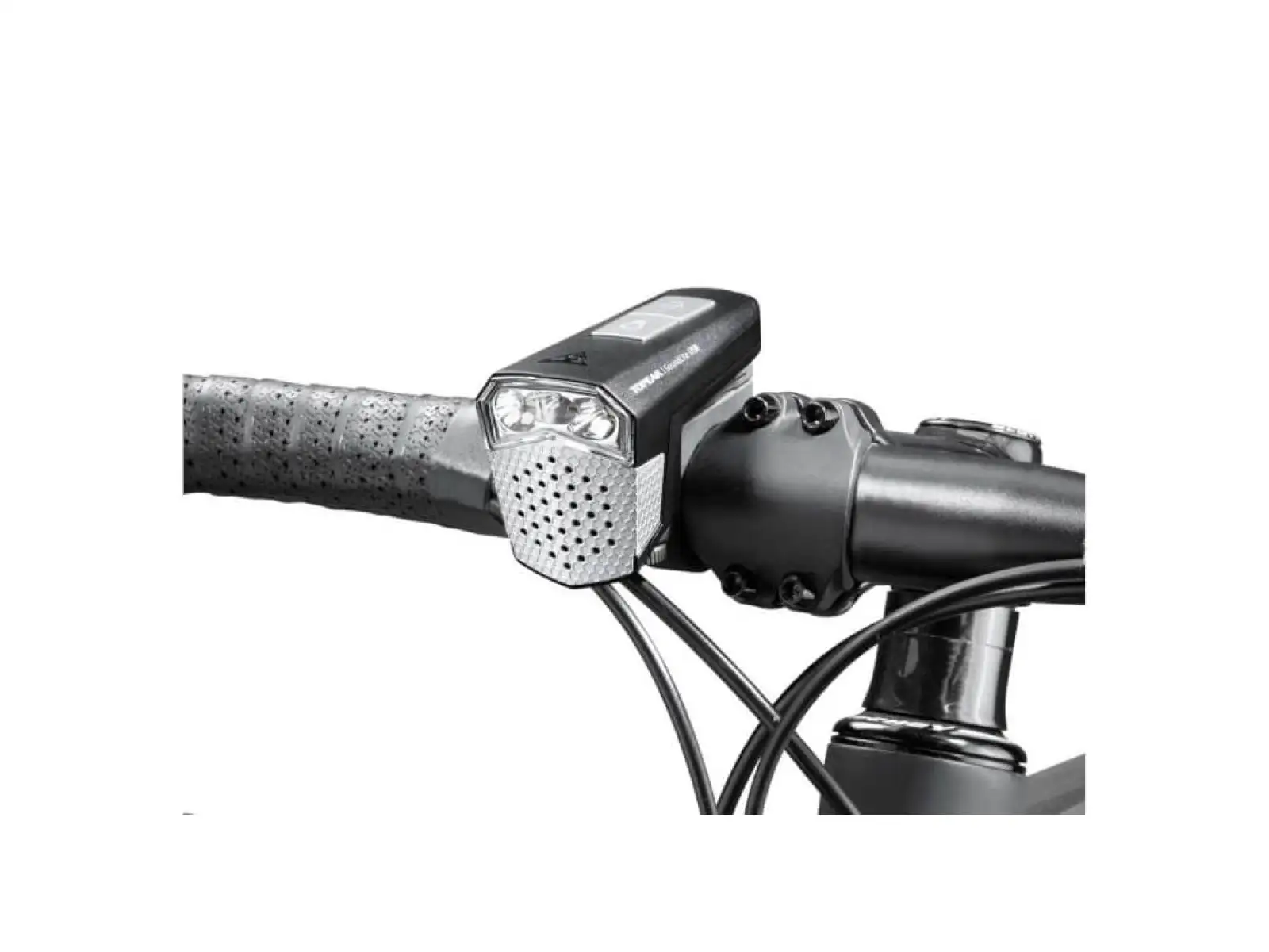 Topeak Soundlite USB Frontlicht mit Hupe