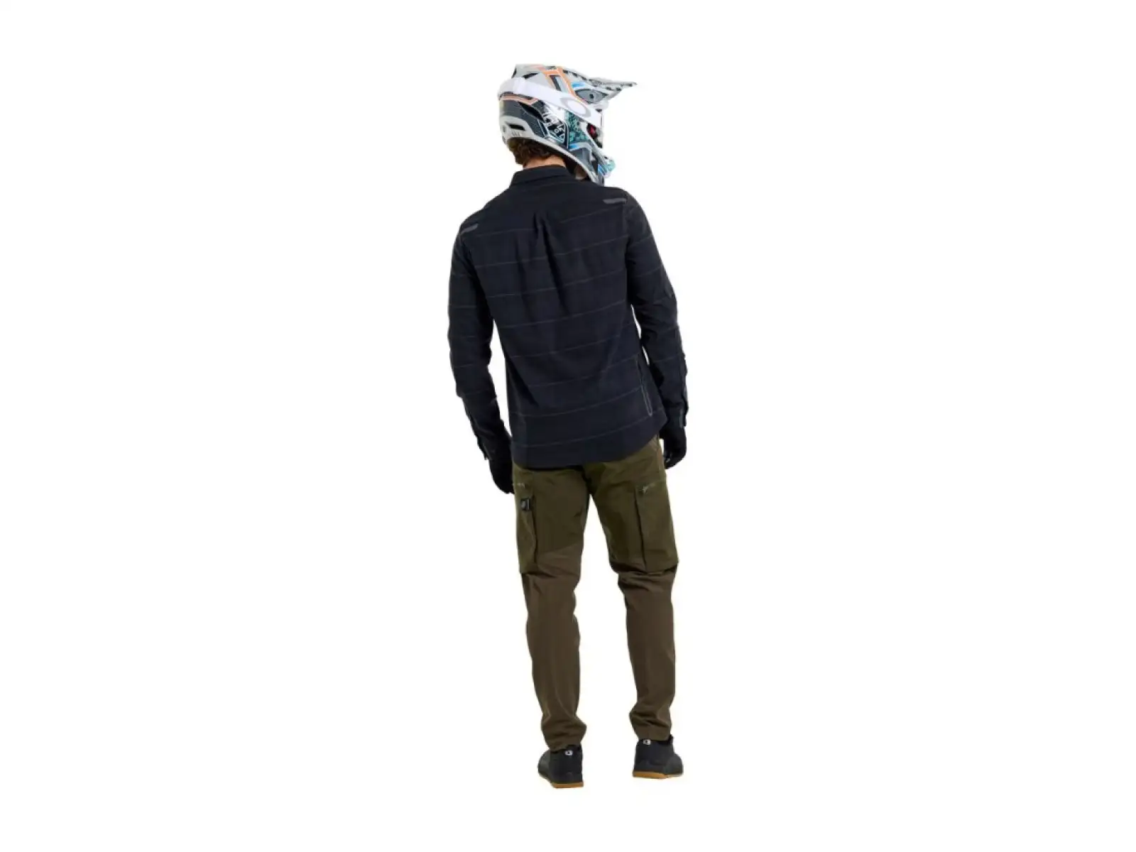Troy Lee Designs Grind Flannel Herrenhemd Plaid Carbon