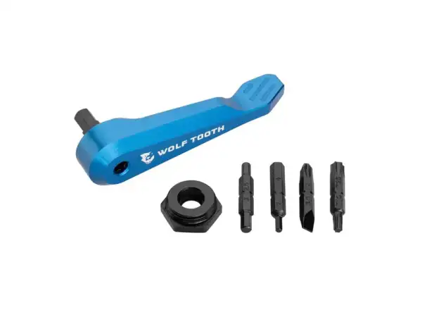 Wolf Tooth Werkzeug Axle Handle Multi-Tool blau