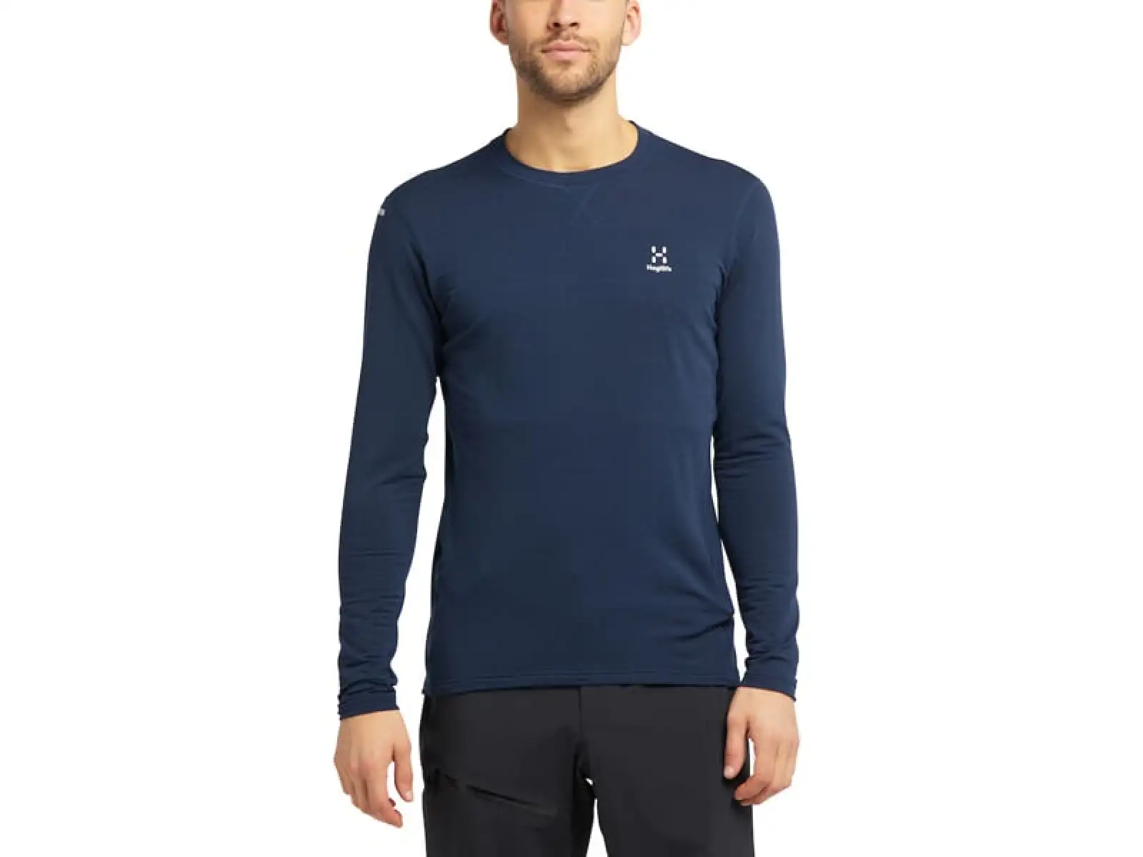 Haglöfs L.I.M Mid Roundneck Herren Langarmshirt Dunkelblau