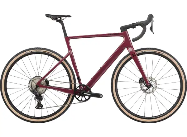 Cannondale SuperSix EVO SE 1 Gravel Bike in Black Cherry