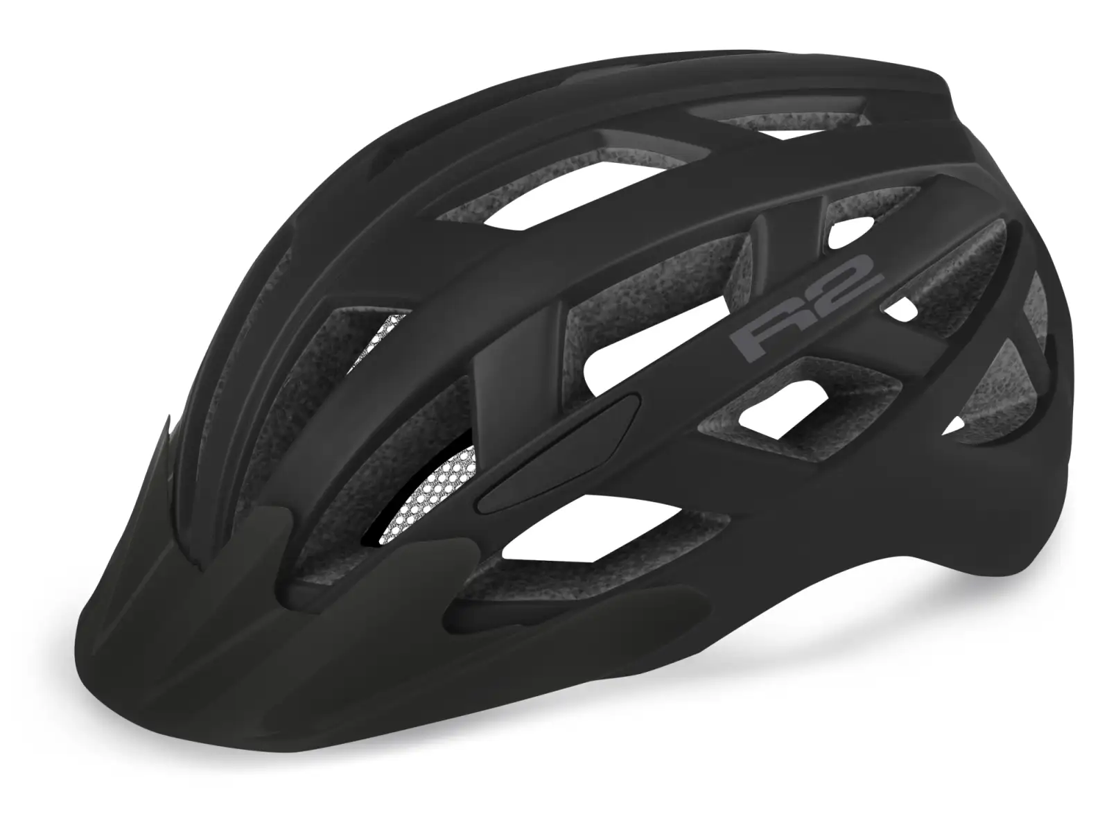 R2 Lumen Fahrradhelm schwarz matt