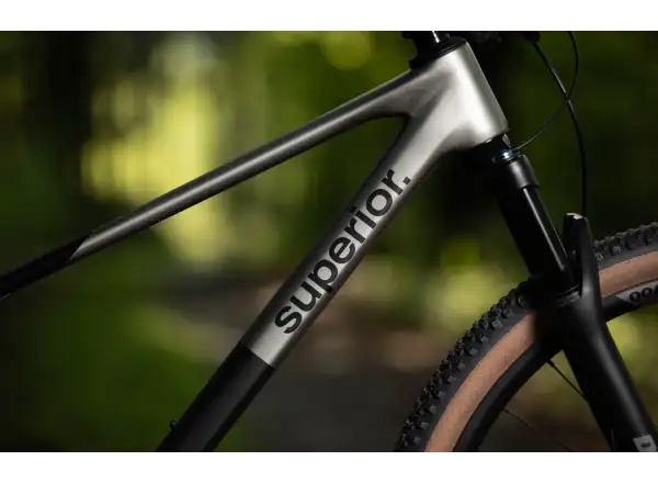 Superior XP 9.8 Mountainbike Matte Carbon/Dark Chrome