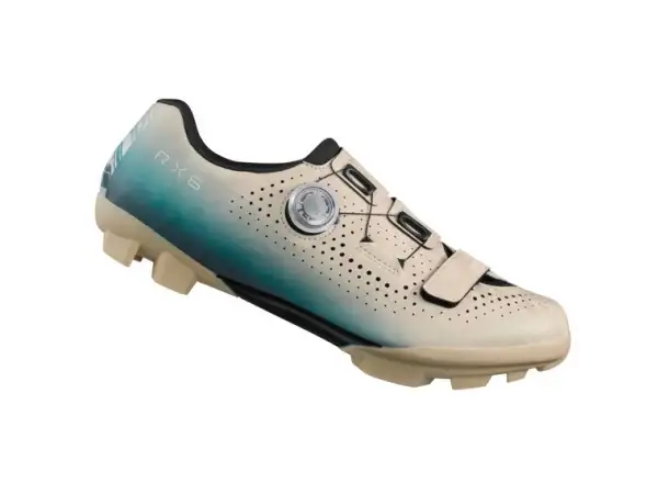 Shimano SH-RX600 Gravel-Schuhe beige/blau