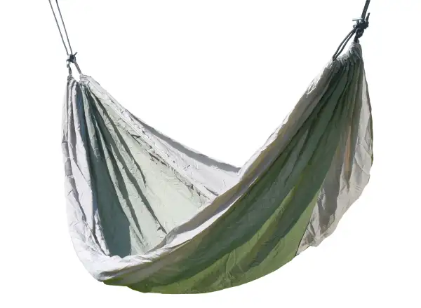 Cattara Hängematte aus Nylon in Grün-Braun