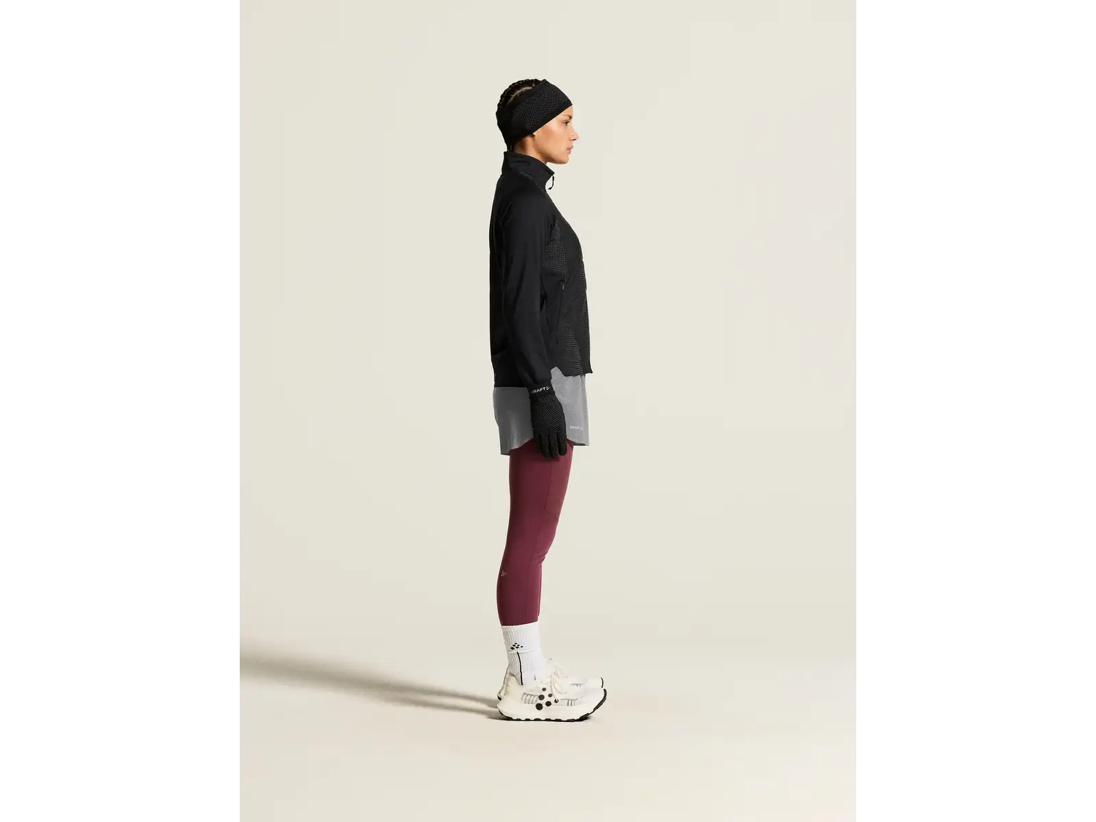 CRAFT SubZ Lumen Damen Laufjacke schwarz