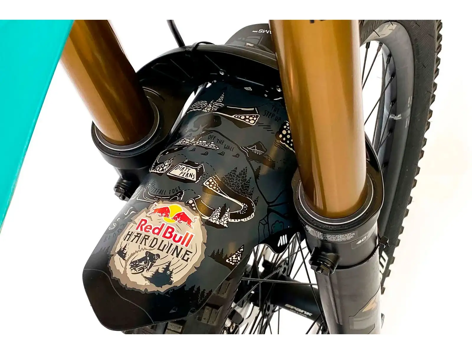 AMS MudGuard blatník na vidlici RedBull/Hardline/Dark Grey