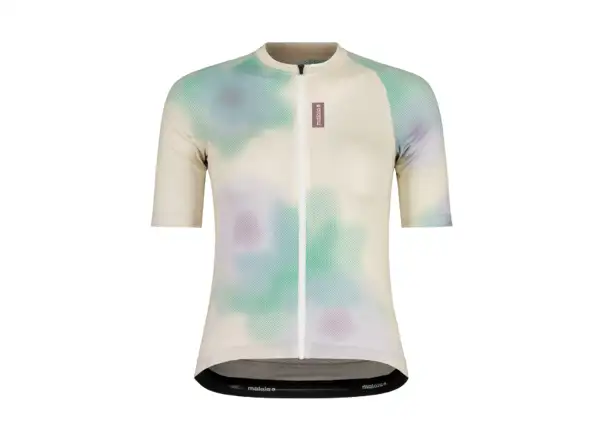 Maloja SchneckM. Damen-Trikot Kurzarm Shaded White Bloom