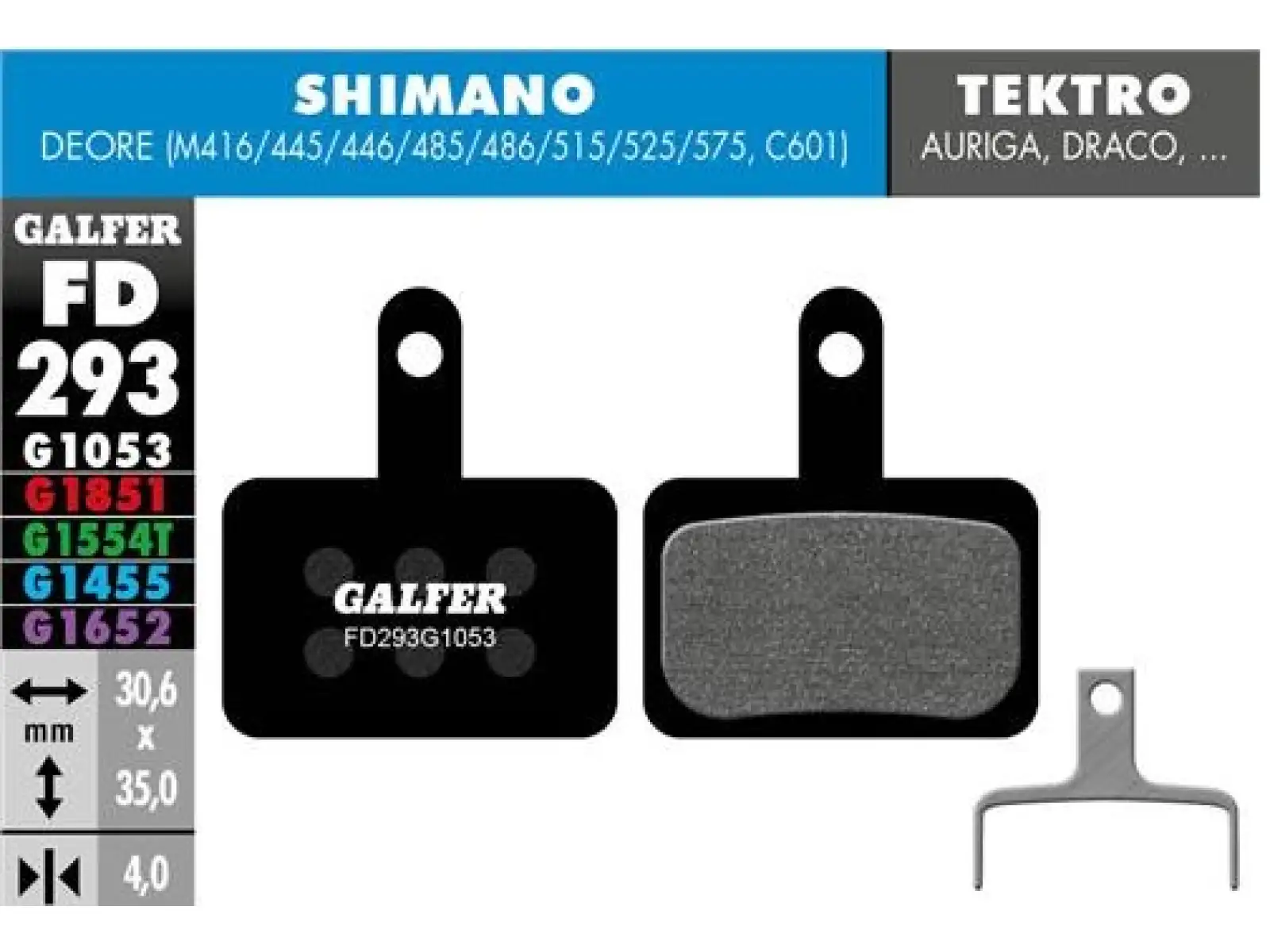 Galfer FD293 Standard G1053 Bremsscheiben für Shimano/Tektro/TRP.