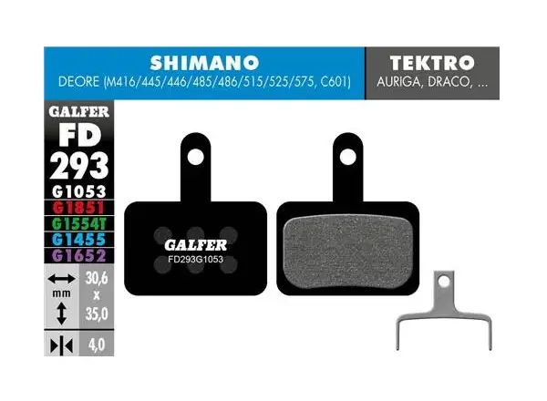 Galfer FD293 Standard G1053 Bremsscheiben für Shimano/Tektro/TRP.