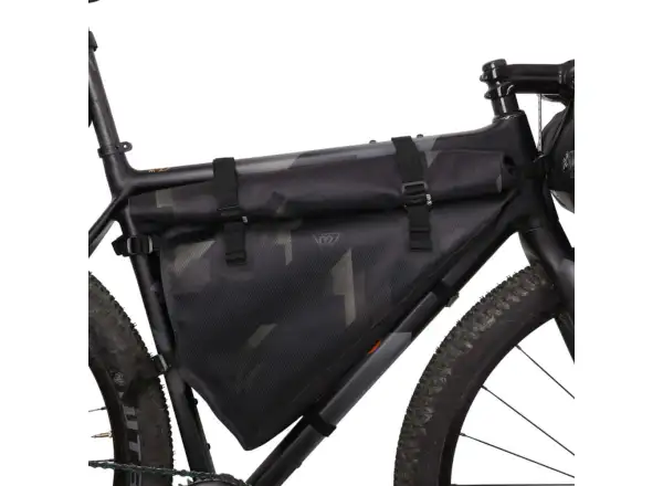 Woho X-Touring Dry Rahmentasche 9 l Cyber-Camo Diamond Schwarz Größe M.