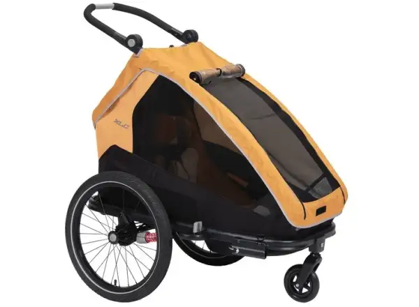 XLC MONOs BS-C09 Kinderanhänger 20" Ringelblume/Anthrazit