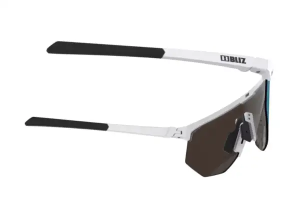 Bliz Hero Small Brille White/Brown Blue