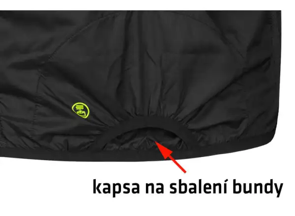 Etape Bora 2.0 Herren Windjacke Schwarz/Gelb Fluo