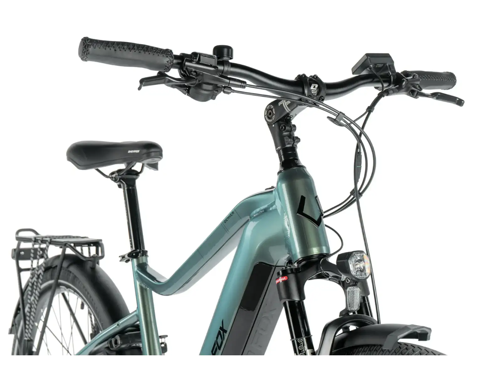 Leader Fox Denver 28 Herren-Trekking-E-Bike grün