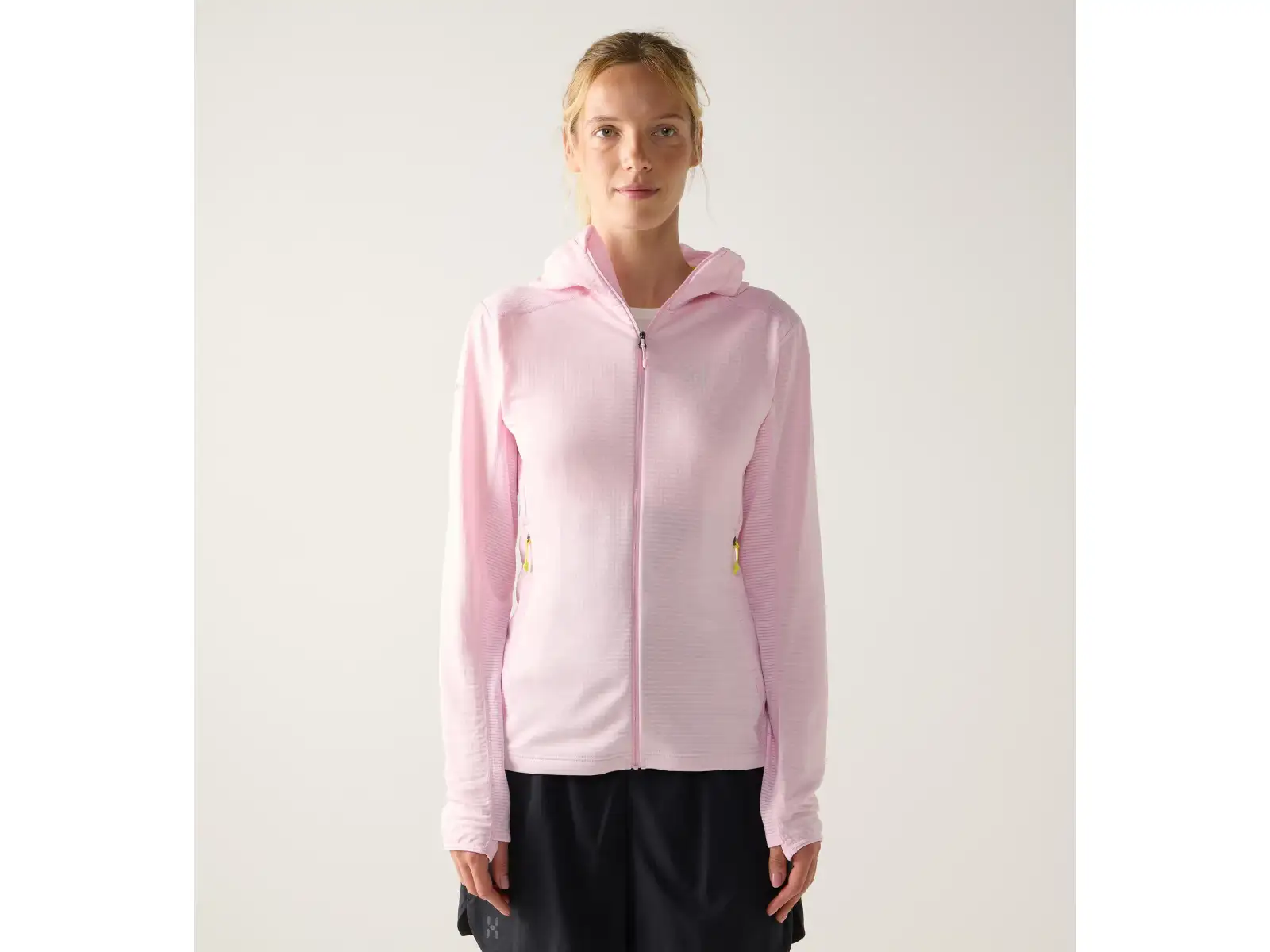 Haglöfs L.I.M Mid Multi Hood Damen Kapuzenpullover Fresh Pink