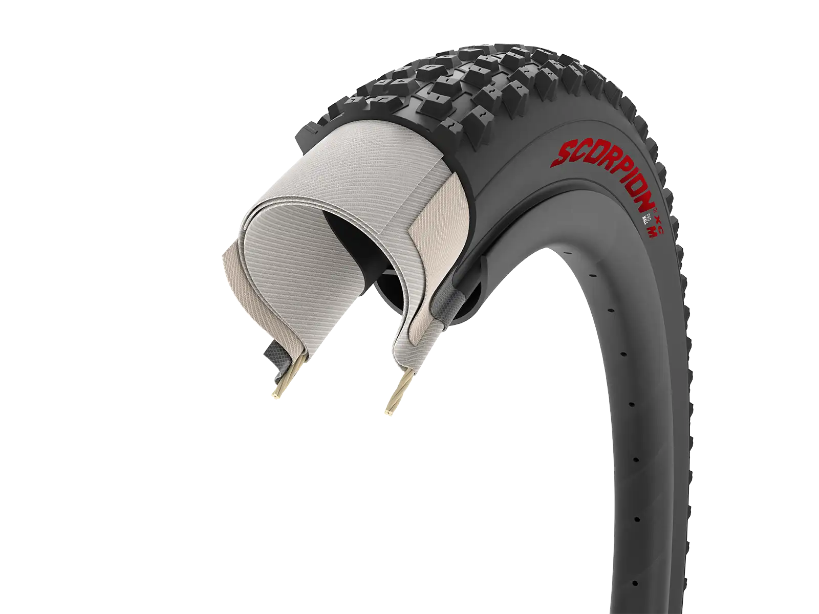 Pirelli Scorpion XC M Colour Edition 29x2,4" Reifen Kevlar rot.