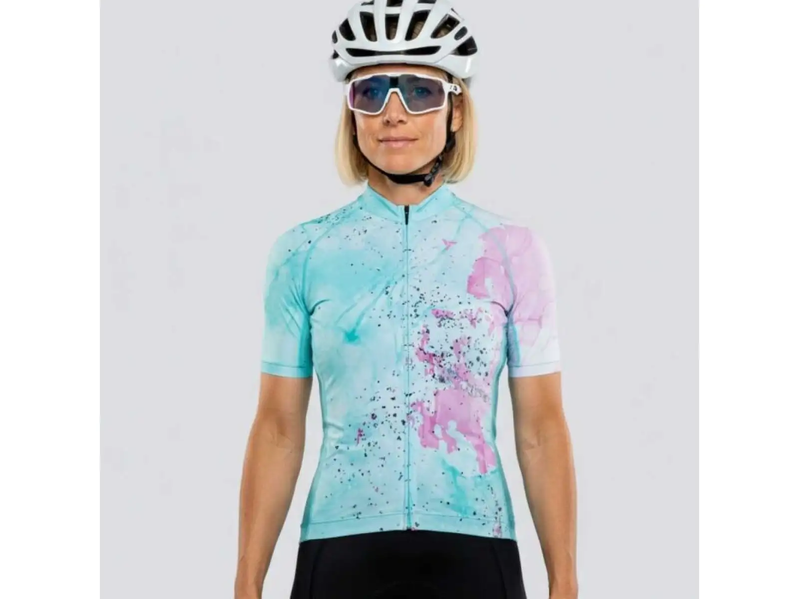 Silvini Calnia Damen-Trikot Kurzarm Cloud/Ocean