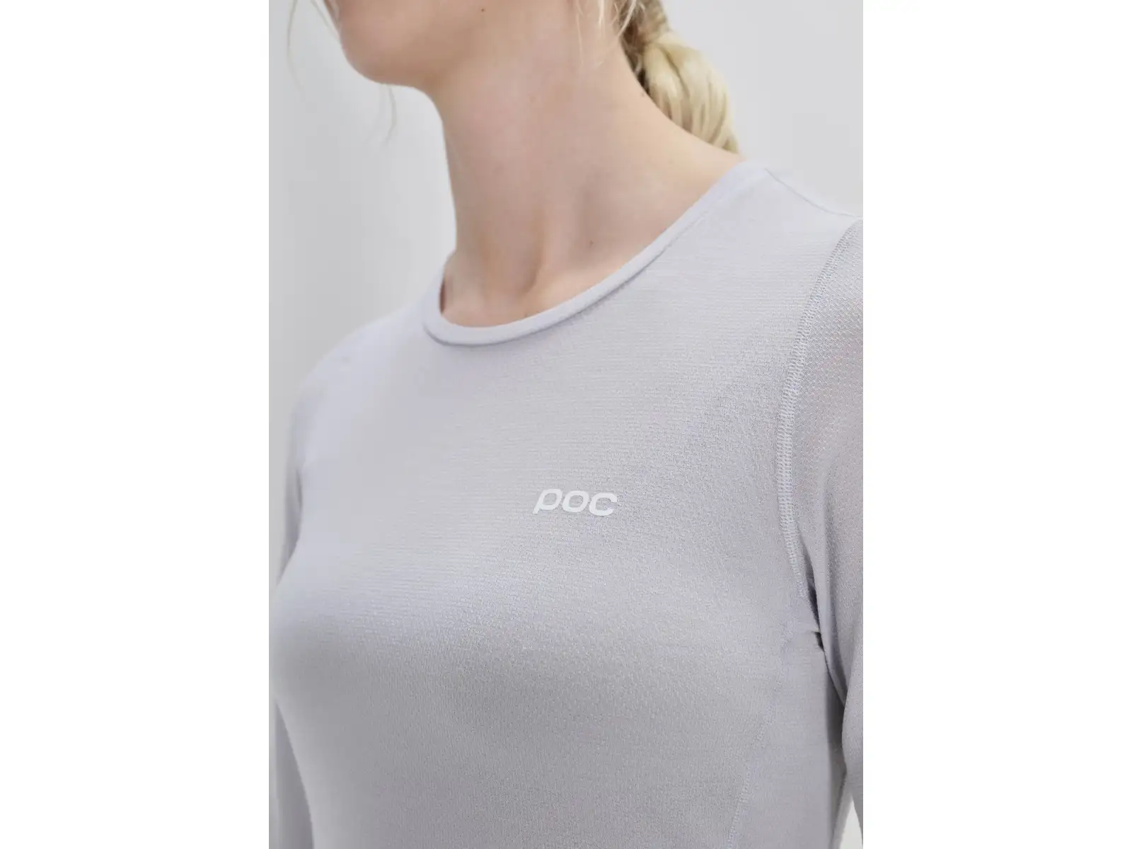 POC Layer Mid Damen-Unterhemd Langarm Granite Grey