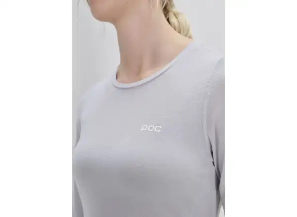POC Layer Mid Damen-Unterhemd Langarm Granite Grey