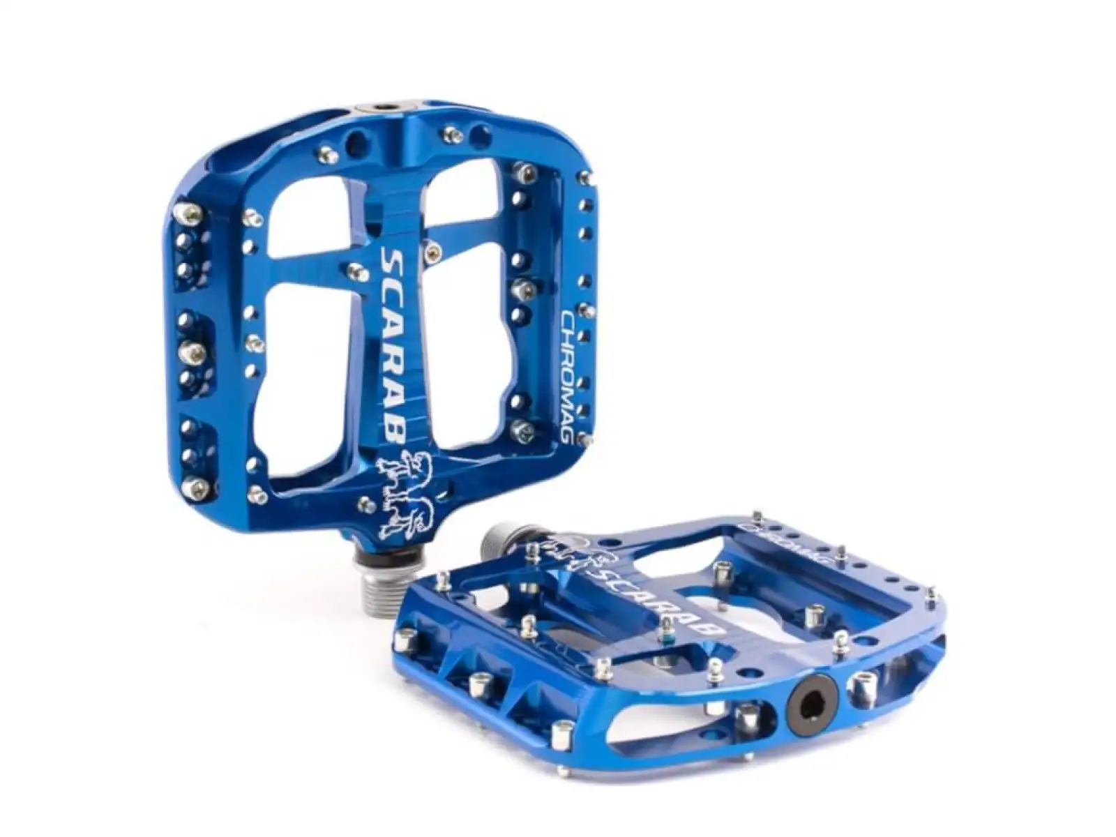 Chromag Scarab Plattformpedalen Blau