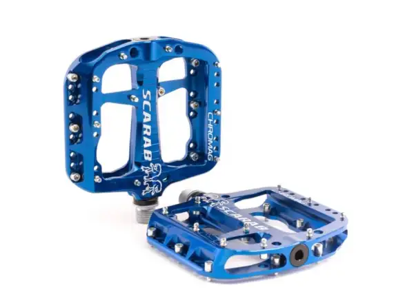 Chromag Scarab Plattformpedalen Blau