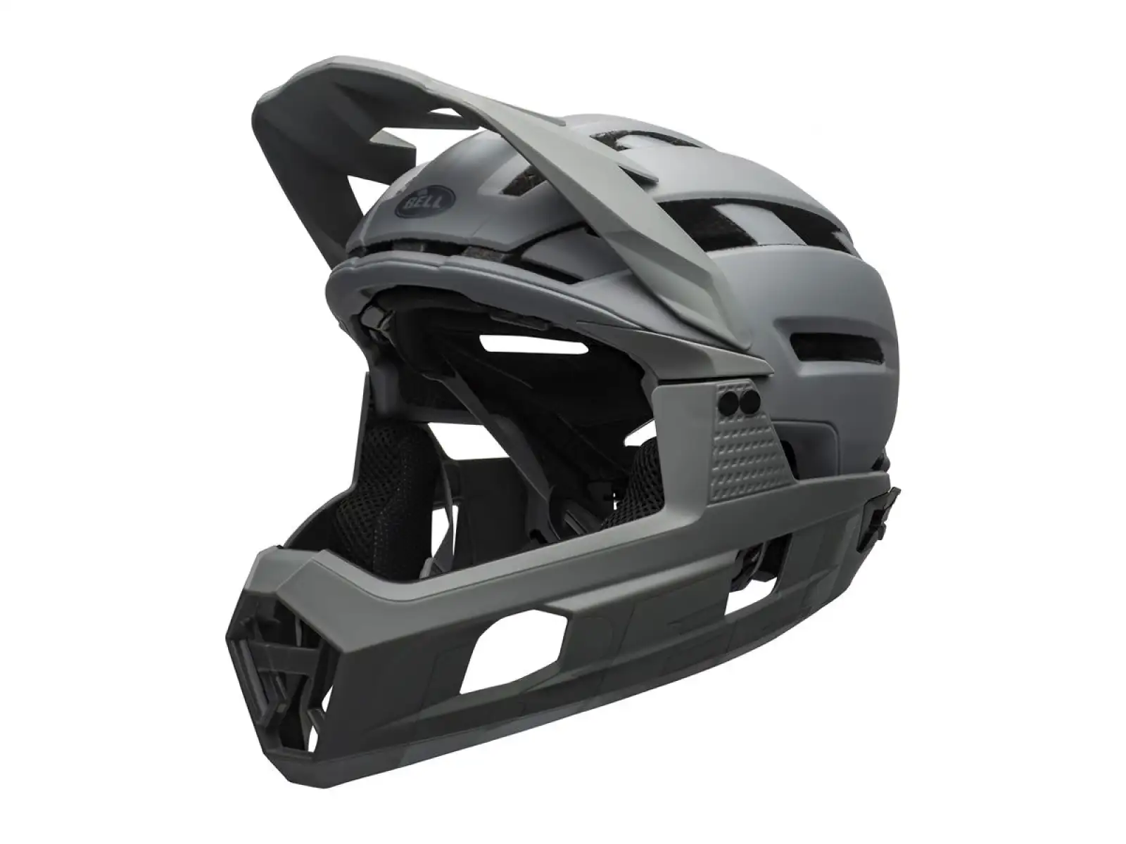 Bell Super Air R Spherical Helm Mat/Glos Grau